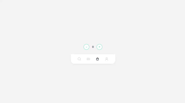 A interactive cart icon built with modern frontend techniques for responsive and reusable UI.