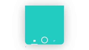 A snapchat tabs switching built with modern frontend techniques for responsive and reusable UI.