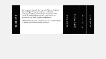 A tab slider built with modern frontend techniques for responsive and reusable UI.