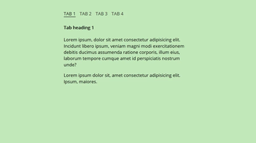 A tabs built with modern frontend techniques for responsive and reusable UI.