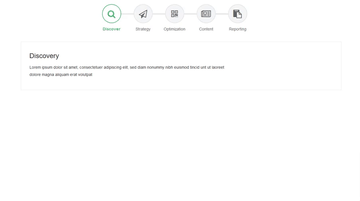 A tab with onclick step effect built with modern frontend techniques for responsive and reusable UI.