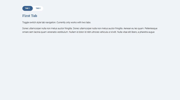 A toggle tabs built with modern frontend techniques for responsive and reusable UI.