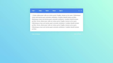 A tabs modal in jquery built with modern frontend techniques for responsive and reusable UI.