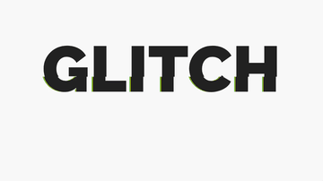 A glitched text built with modern frontend techniques for responsive and reusable UI.