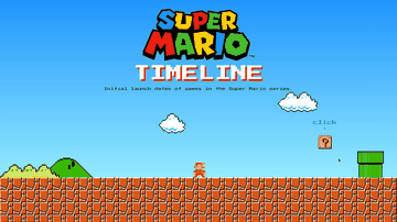 A super mario timeline interactive built with modern frontend techniques for responsive and reusable UI.