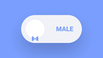 A gender toggle button built with modern frontend techniques for responsive and reusable UI.