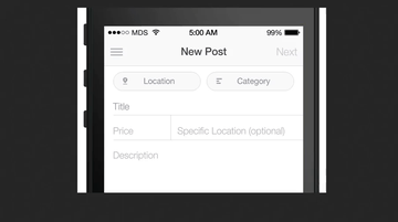 A react native floating label text input built with modern frontend techniques for responsive and reusable UI.