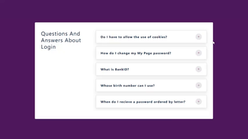 A accordion built with modern frontend techniques for responsive and reusable UI.