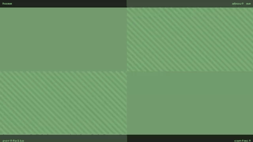 A full page quad navigation built with modern frontend techniques for responsive and reusable UI.