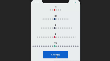 A react native dots pagination built with modern frontend techniques for responsive and reusable UI.