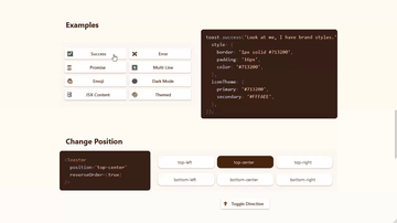 A react hot toast built with modern frontend techniques for responsive and reusable UI.