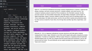 A react tabs built with modern frontend techniques for responsive and reusable UI.