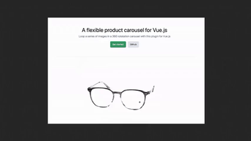 A vue product 360 built with modern frontend techniques for responsive and reusable UI.
