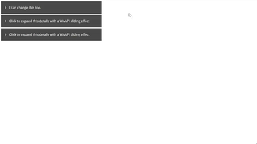 A animate accordions with waapi built with modern frontend techniques for responsive and reusable UI.