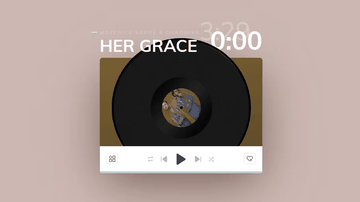 A music player built with modern frontend techniques for responsive and reusable UI.