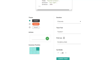A vue toasted built with modern frontend techniques for responsive and reusable UI.