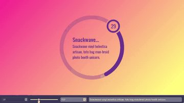 A arc progress concept - with vue.js and svg built with modern frontend techniques for responsive and reusable UI.