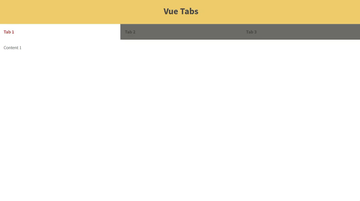 A vue tabs built with modern frontend techniques for responsive and reusable UI.
