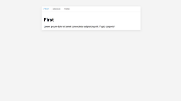 A simple tabs built with modern frontend techniques for responsive and reusable UI.