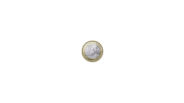 A spinning one euro coin built with modern frontend techniques for responsive and reusable UI.
