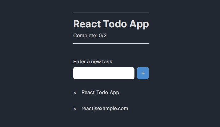 A a basic react todo add with typescript and vite built with modern frontend techniques for responsive and reusable UI.