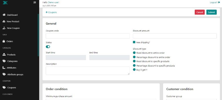 A a lightweight ecommerce platform using reactjs and mysql built with modern frontend techniques for responsive and reusable UI.