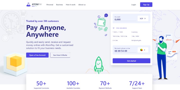 A a money transfer platform made with react and tailwind css built with modern frontend techniques for responsive and reusable UI.