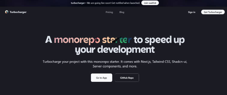 A a monorepo app built with turborepo, next.js 14, shadcn-ui, stripe, and more built with modern frontend techniques for responsive and reusable UI.