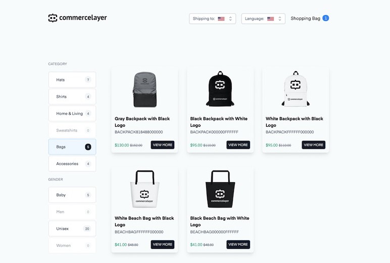 A a multi-country ecommerce starter that features the sanity studio built with commerce layer built with modern frontend techniques for responsive and reusable UI.