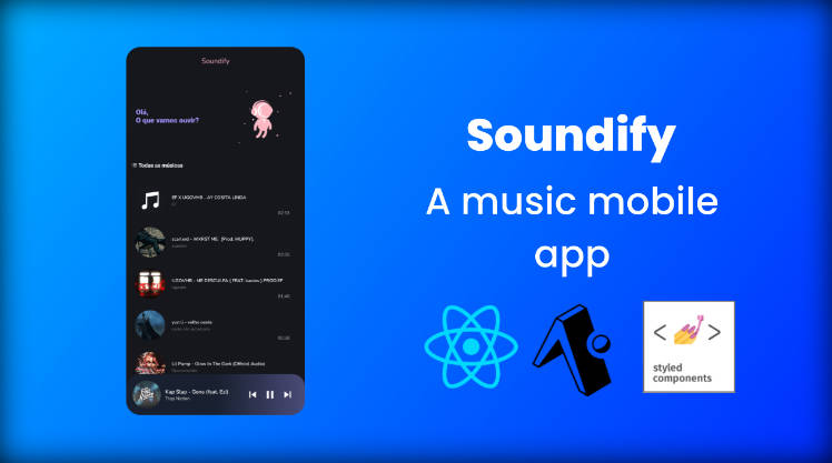 A a music player of local music and audio files maked with react native built with modern frontend techniques for responsive and reusable UI.