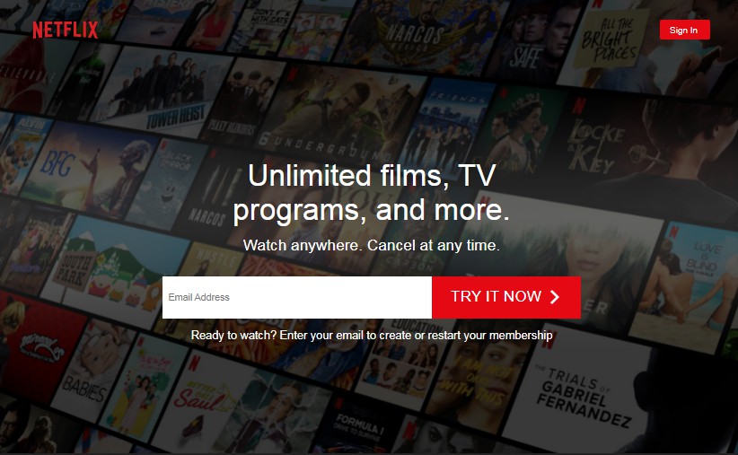 A a netflix clone made using react, firebase, firestore, and styled components built with modern frontend techniques for responsive and reusable UI.