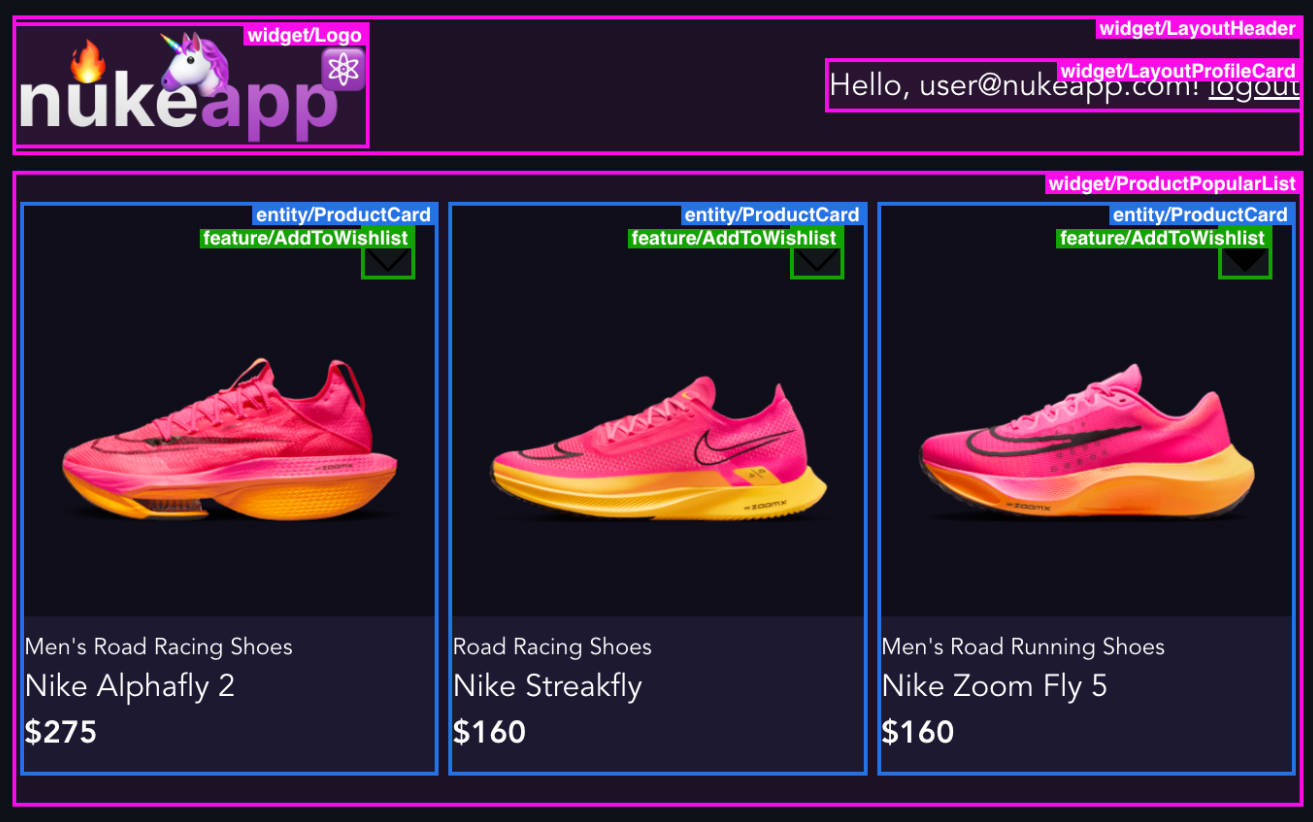 A a nuke application built using the react and feature-sliced design built with modern frontend techniques for responsive and reusable UI.