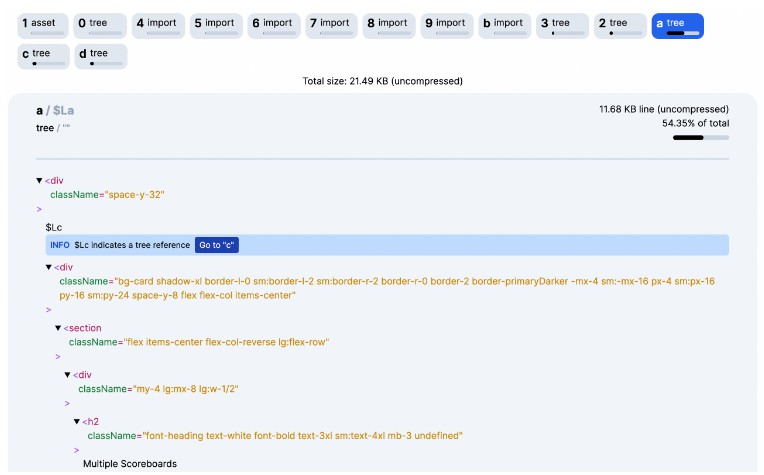 A a parser for the react server components when sent over the network built with modern frontend techniques for responsive and reusable UI.