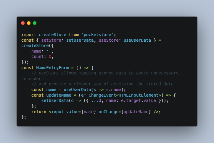 A a pocket-sized, typescript-first global state store for react/preact built with modern frontend techniques for responsive and reusable UI.