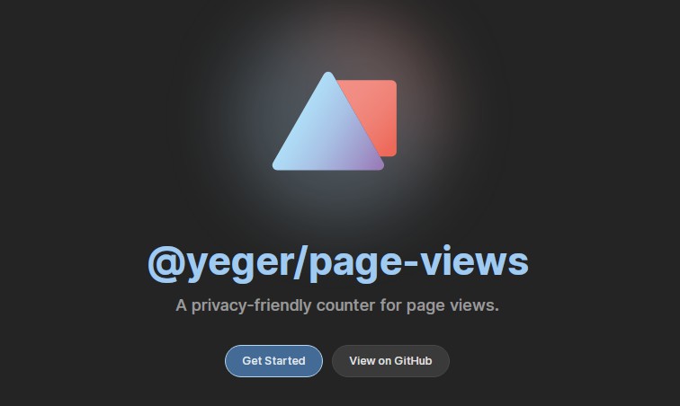 A a privacy-friendly counter for page views built with modern frontend techniques for responsive and reusable UI.