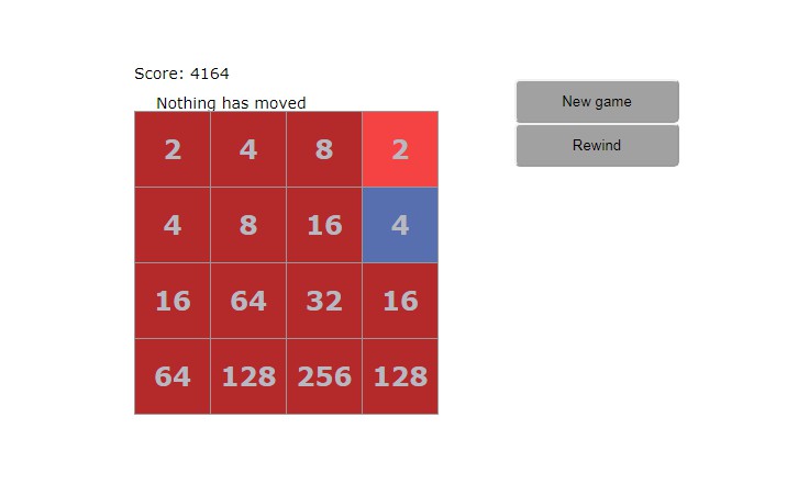 A 2048 game with react.js built with modern frontend techniques for responsive and reusable UI.