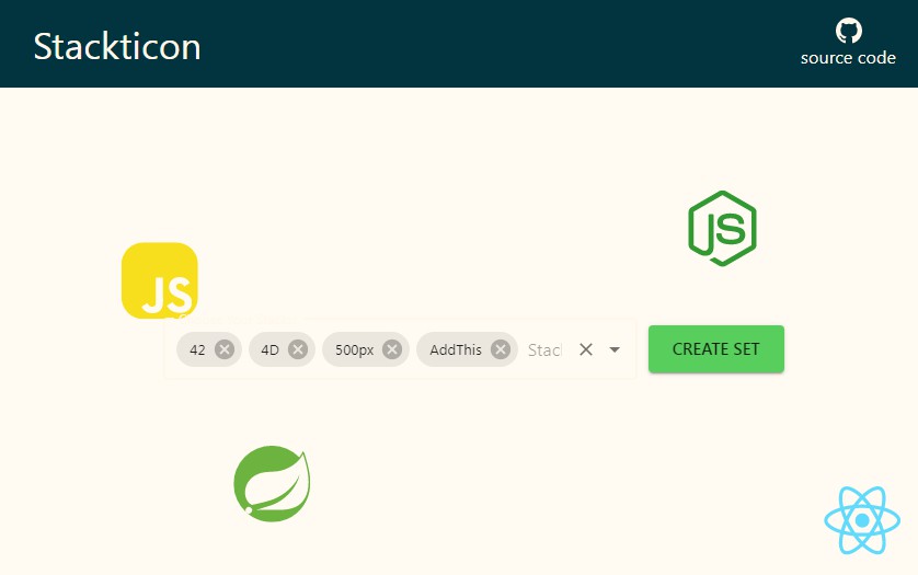 A a react app that make skills image for readme built with modern frontend techniques for responsive and reusable UI.