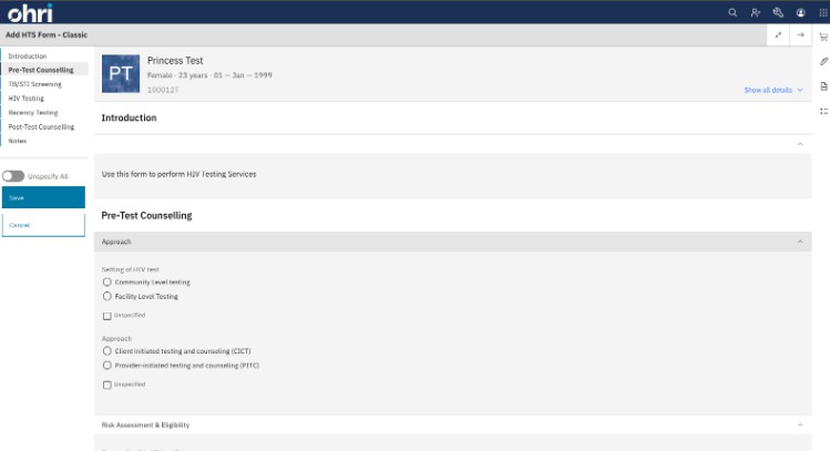 A a react based forms engine for openmrs 3.x built with modern frontend techniques for responsive and reusable UI.