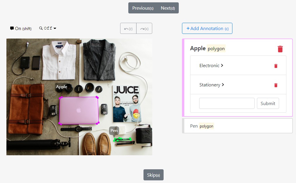 A a react based video & image annotating tool built with modern frontend techniques for responsive and reusable UI.