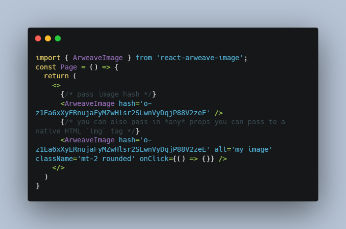 A a react component that renders image tag only if the image source is found without error built with modern frontend techniques for responsive and reusable UI.