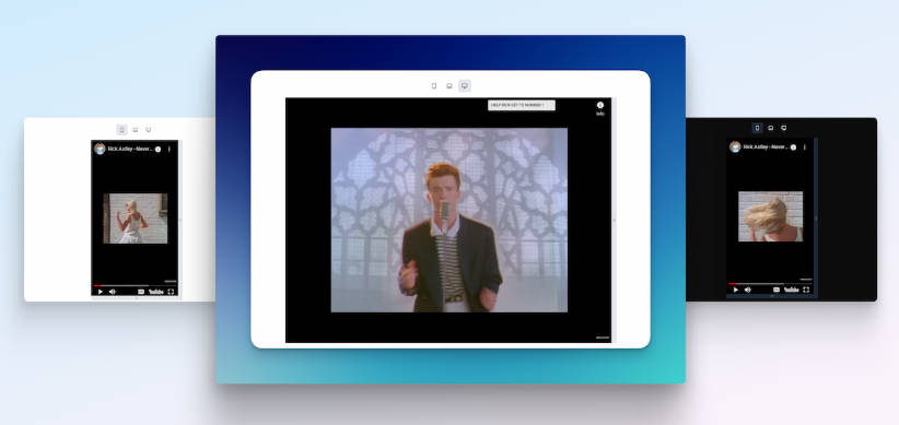 A a react component to view iframe content in a responsive, resizable container built with modern frontend techniques for responsive and reusable UI.
