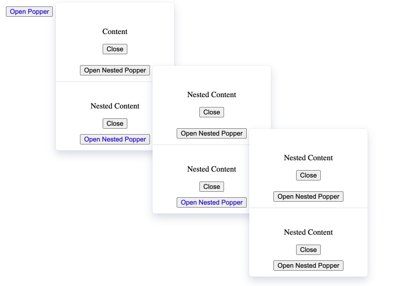 A a react context and hook to add support for nested, auto-dismissable layers built with modern frontend techniques for responsive and reusable UI.