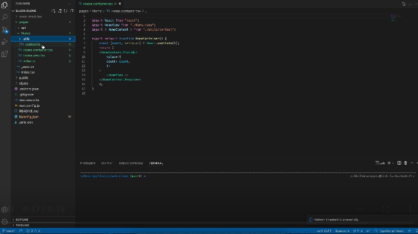 A a react pattern named container/view is followed to achieve clean and readable code built with modern frontend techniques for responsive and reusable UI.