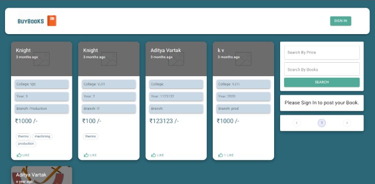 A a buybooks app developed with react.js and redux built with modern frontend techniques for responsive and reusable UI.