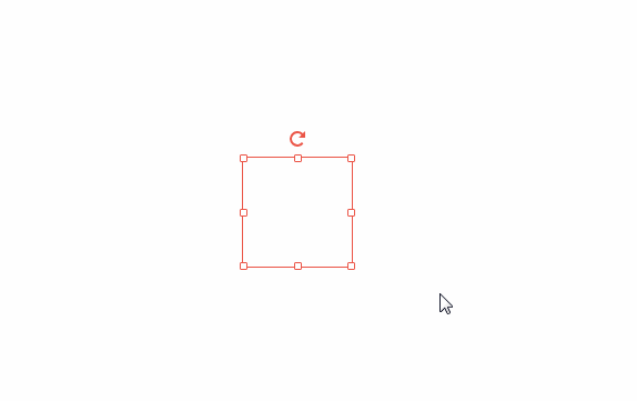 A a rectangle react component which can be resized and rotated built with modern frontend techniques for responsive and reusable UI.