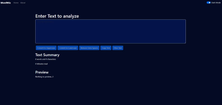 A a responsive react app to analyze and edit texts built with modern frontend techniques for responsive and reusable UI.