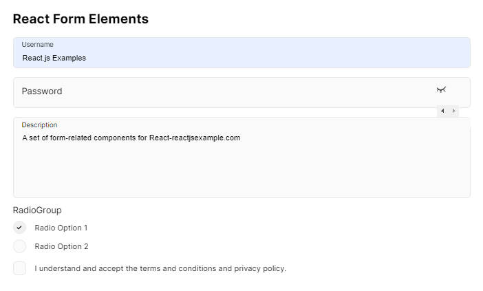 A a set of form-related components for react built with modern frontend techniques for responsive and reusable UI.