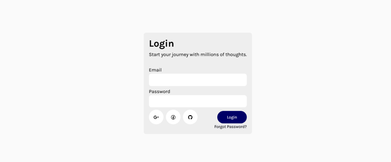 A a simple and easy form for your react project built with modern frontend techniques for responsive and reusable UI.