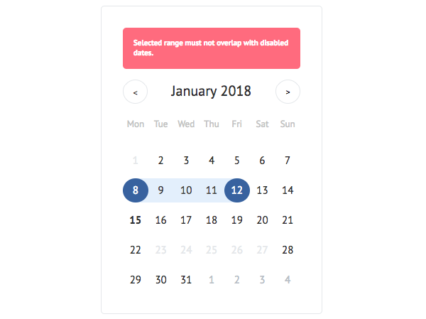 A a simple calendar component for react based applications built with modern frontend techniques for responsive and reusable UI.
