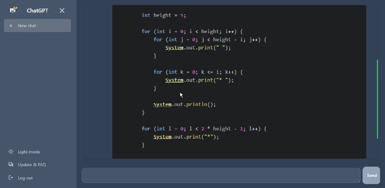 A a chatgpt clone using openais text-davinci-003 model built with modern frontend techniques for responsive and reusable UI.